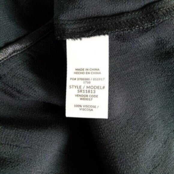 Splendid Satin Ankle Length Tie Waist Blouson Jumpsuit Black Size Medium - Picture 8 of 10